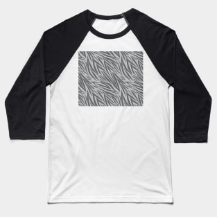 Modern Animal Skin Pattern Zebra Baseball T-Shirt